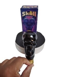 Vintage Scary Skull Black Light Bulb 75 Watt Scary Effect Indoor NOS Tested